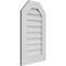 Ekena Millwork Octagonal Top Surface Mount PVC Gable Vent w/ 3-1/2"W x 1"P Standard Frame, 18"W x 30"H GVPOT18X3001SN - alternate 4